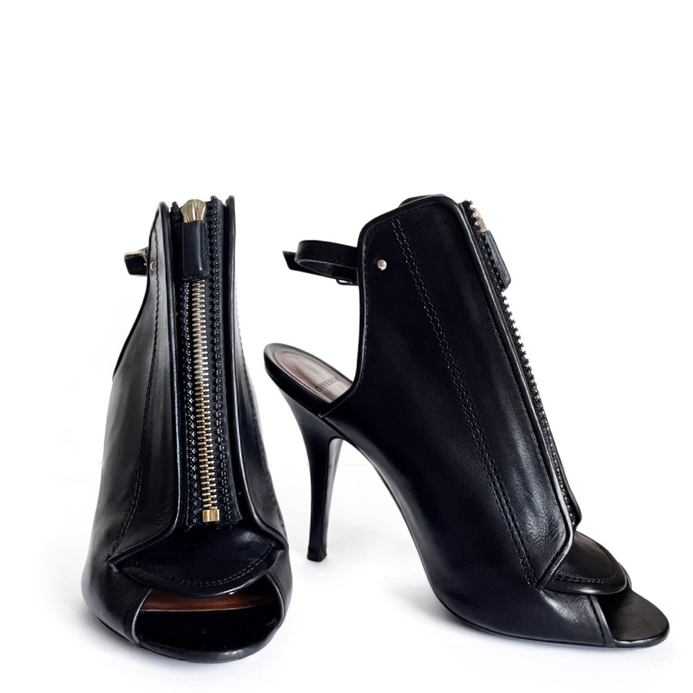 Givenchy peep toe ankle boots